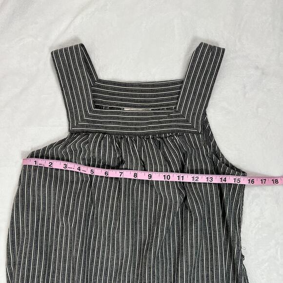 Universal Thread Gray and White Striped Dress Size Medium - Picture 6 of 7